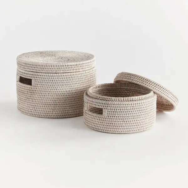 Classic Rattan Decorative Storage Box
