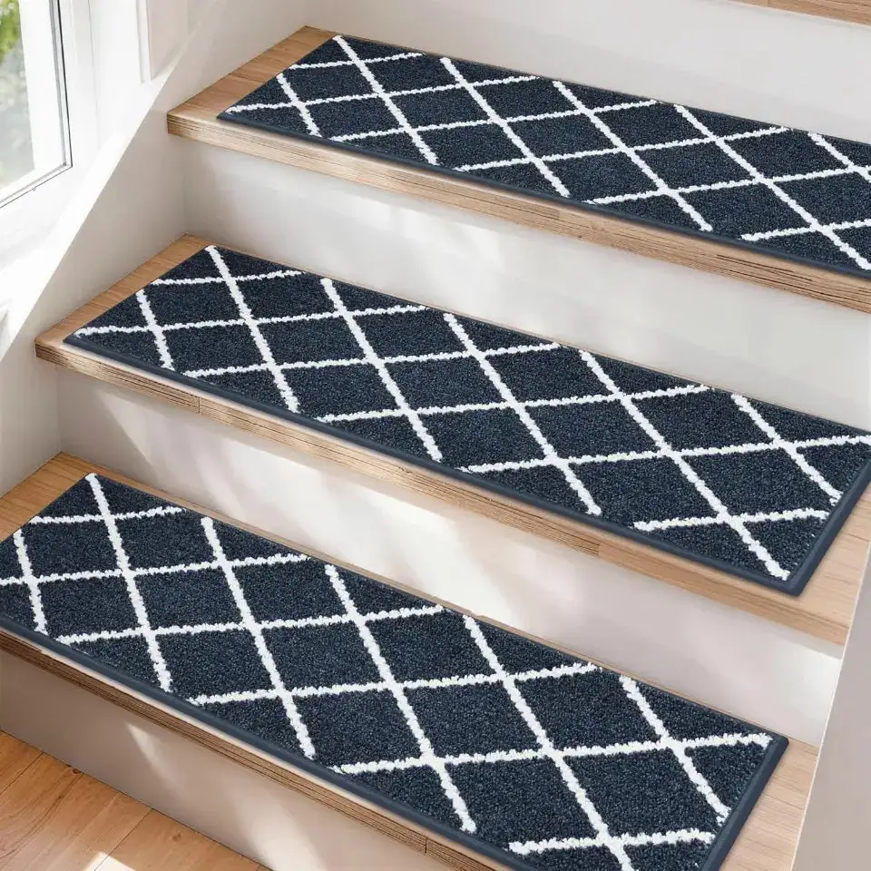 Trellis Lattice Stair Carpet Set
