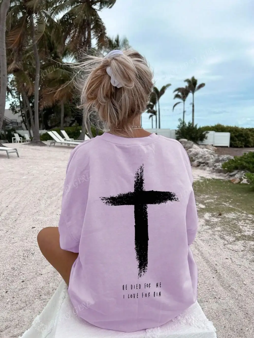 Women Vacation Slogan Graphic T-Shirt