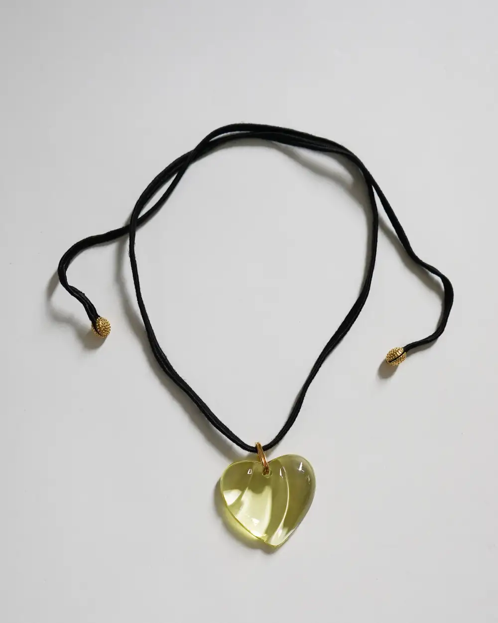 Crystal Glass Heart Necklace