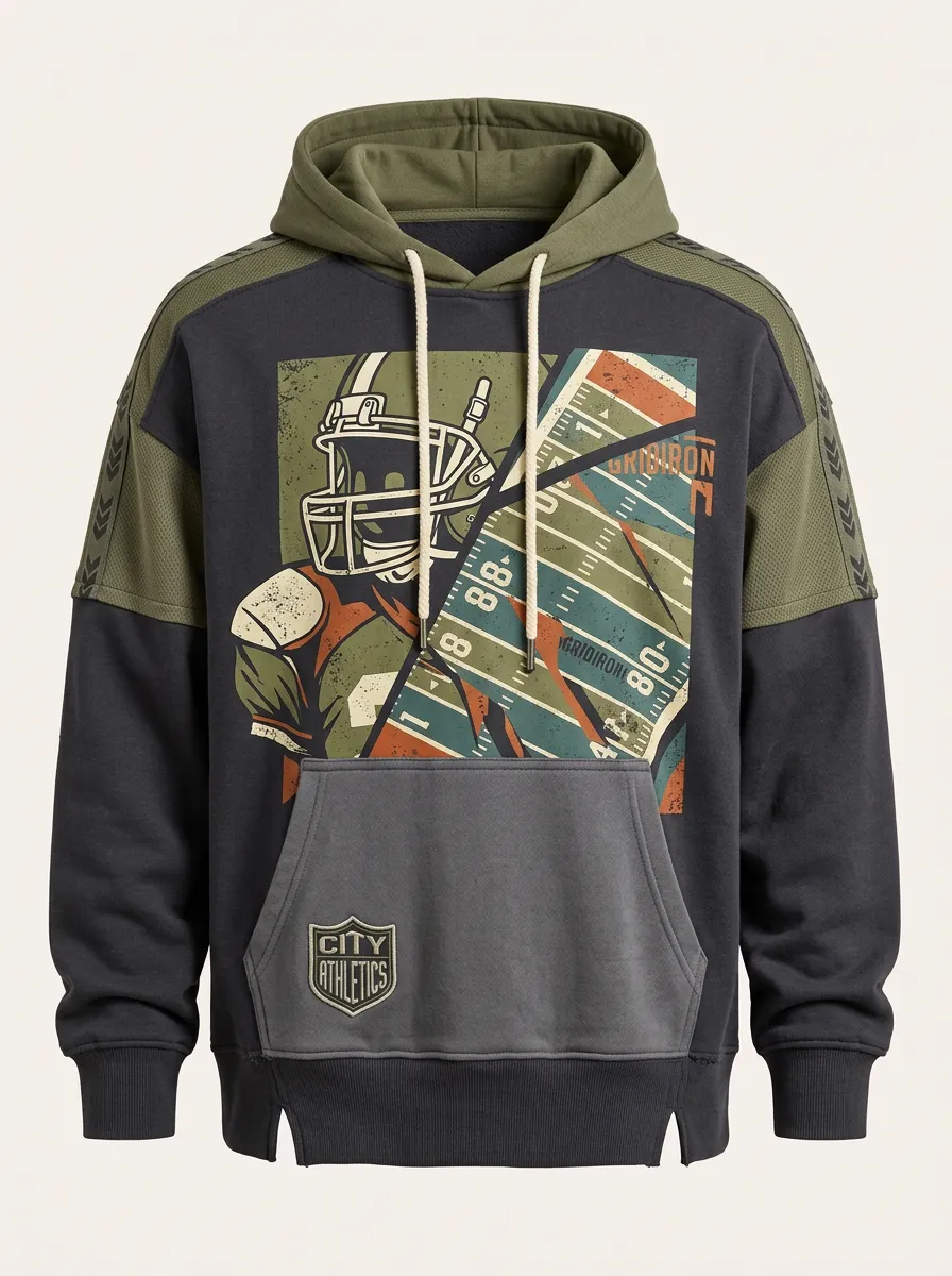 Men's Huddle Heritage Football Hoodie