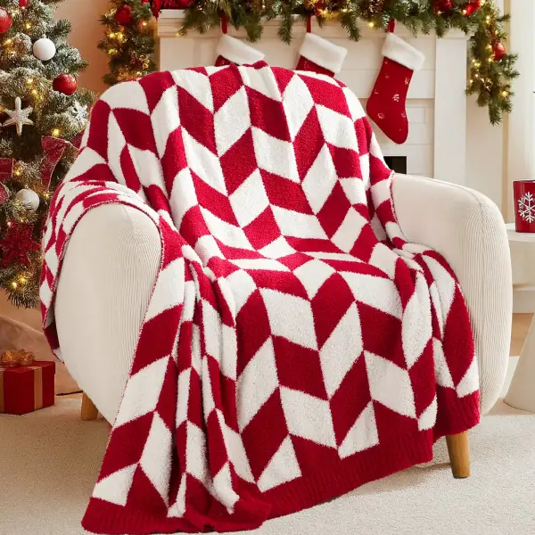Layered Chevron Blanket