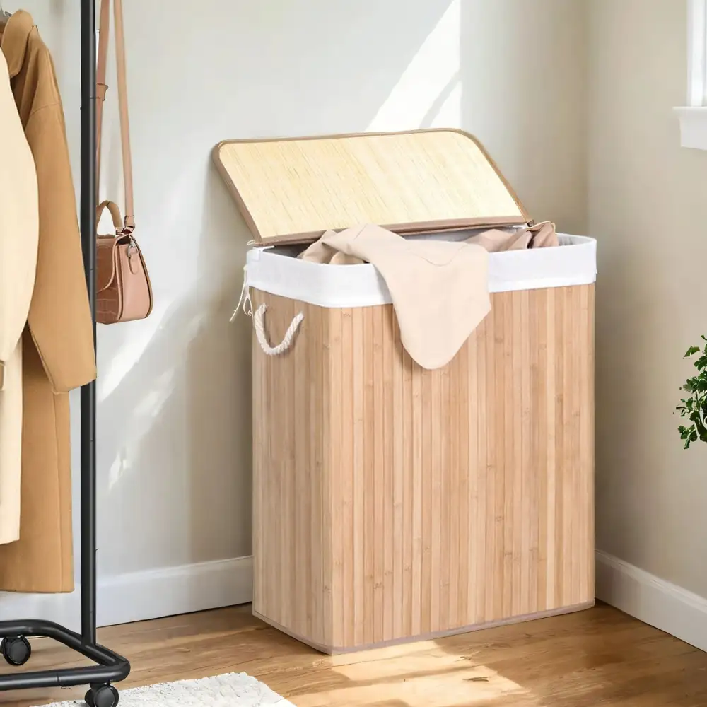 Everyday Divided Laundry Storage Basket