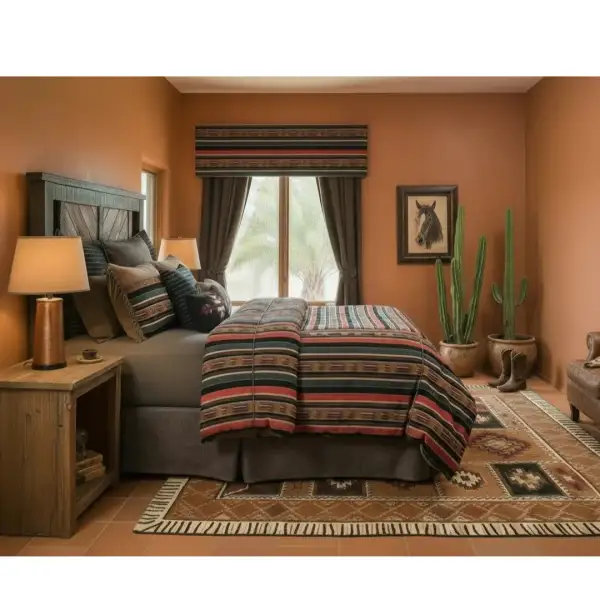Graphic Geometric Duvet Set