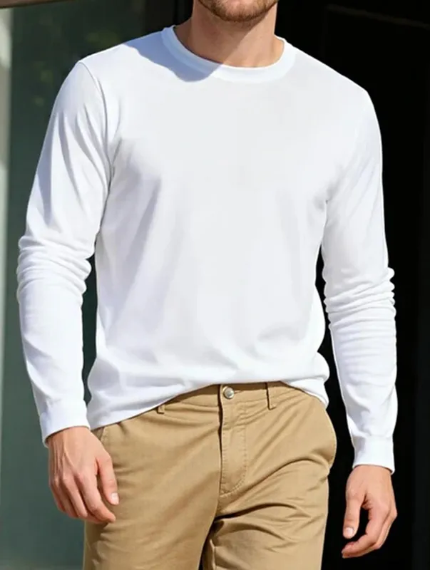 White Soft Knit Sweater