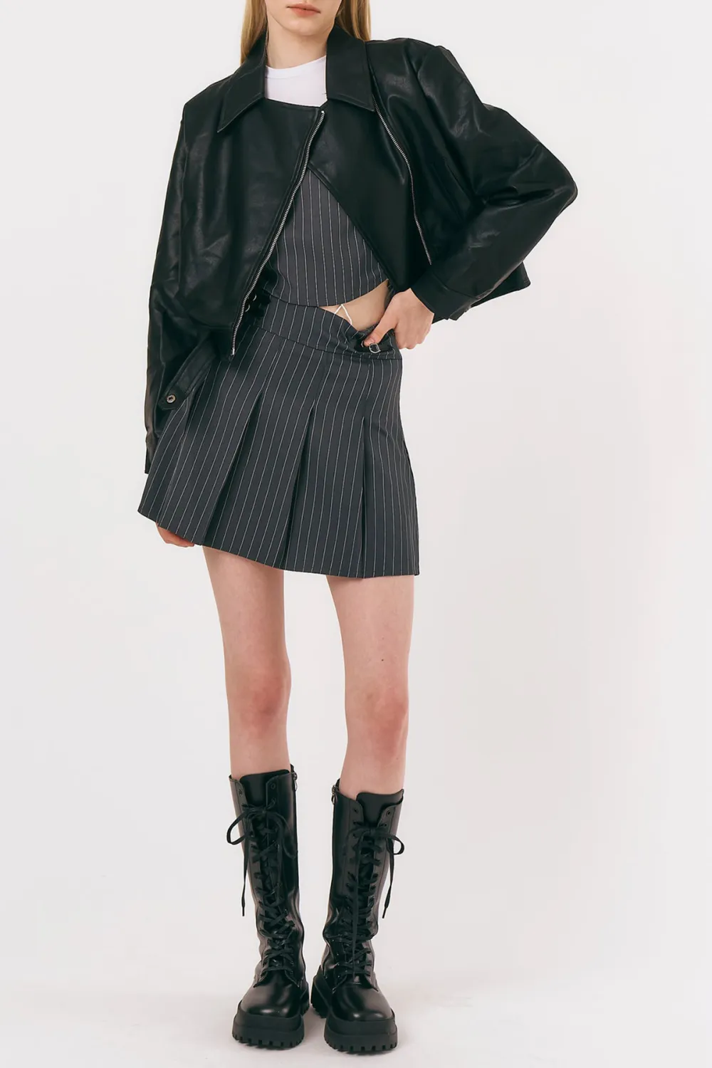 Pleather Rider Jacket
