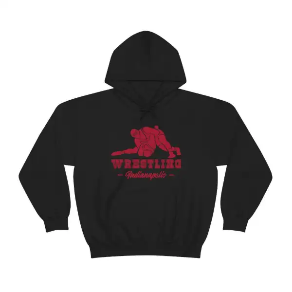 Fan Style Wrestling Graphic Pullover Hoodie