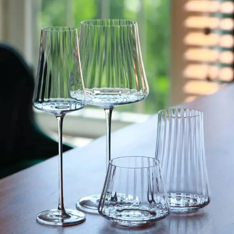 Everyday Serving Ribbed Glassware