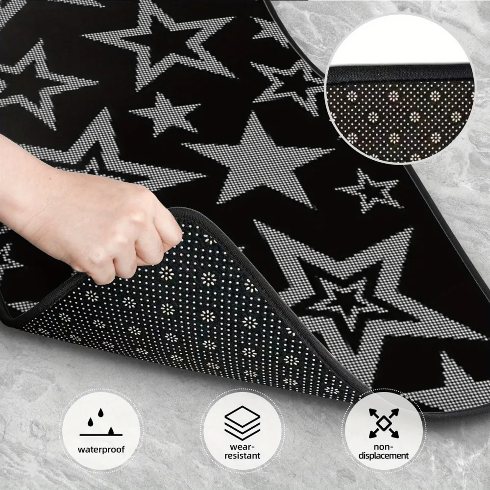 4 Pcs Star Pattern Car Floor Mat