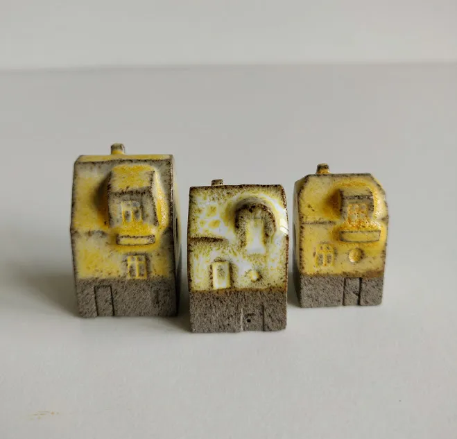 Assorted Ceramic House Ornament