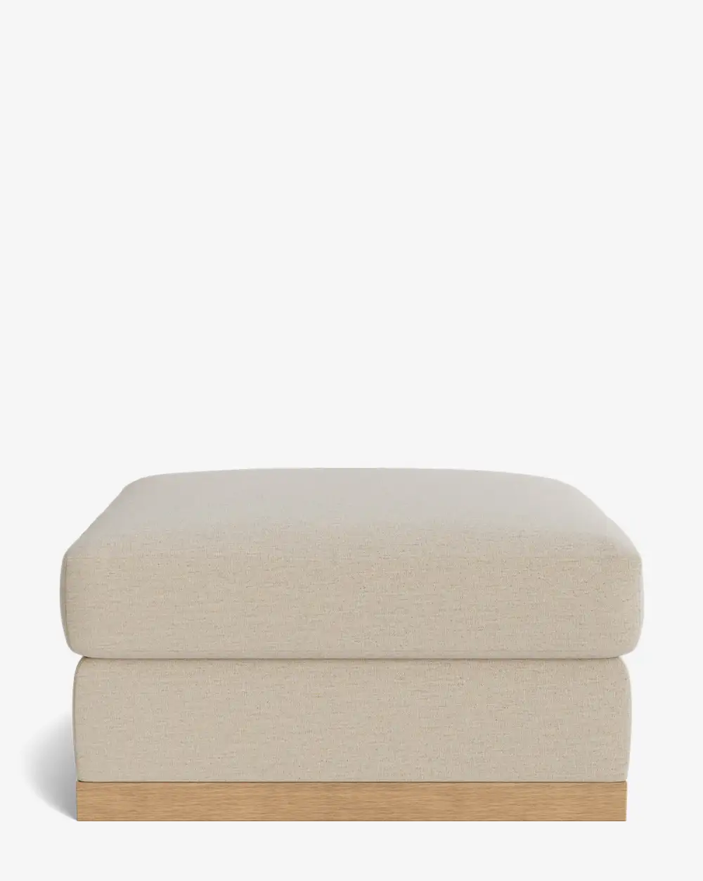 Modular Velvet Ottoman