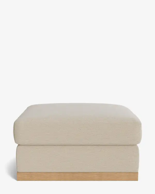 Modular Velvet Ottoman