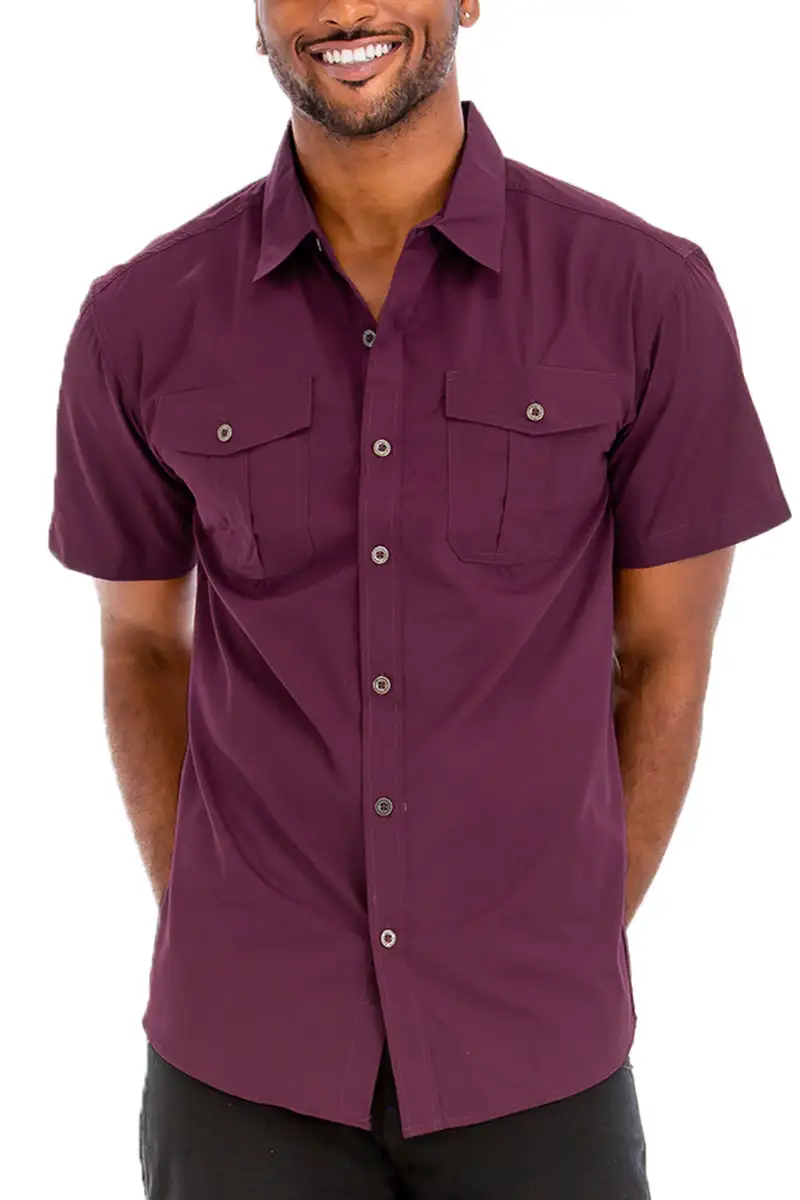 Two Pocket Button-Up Shirt