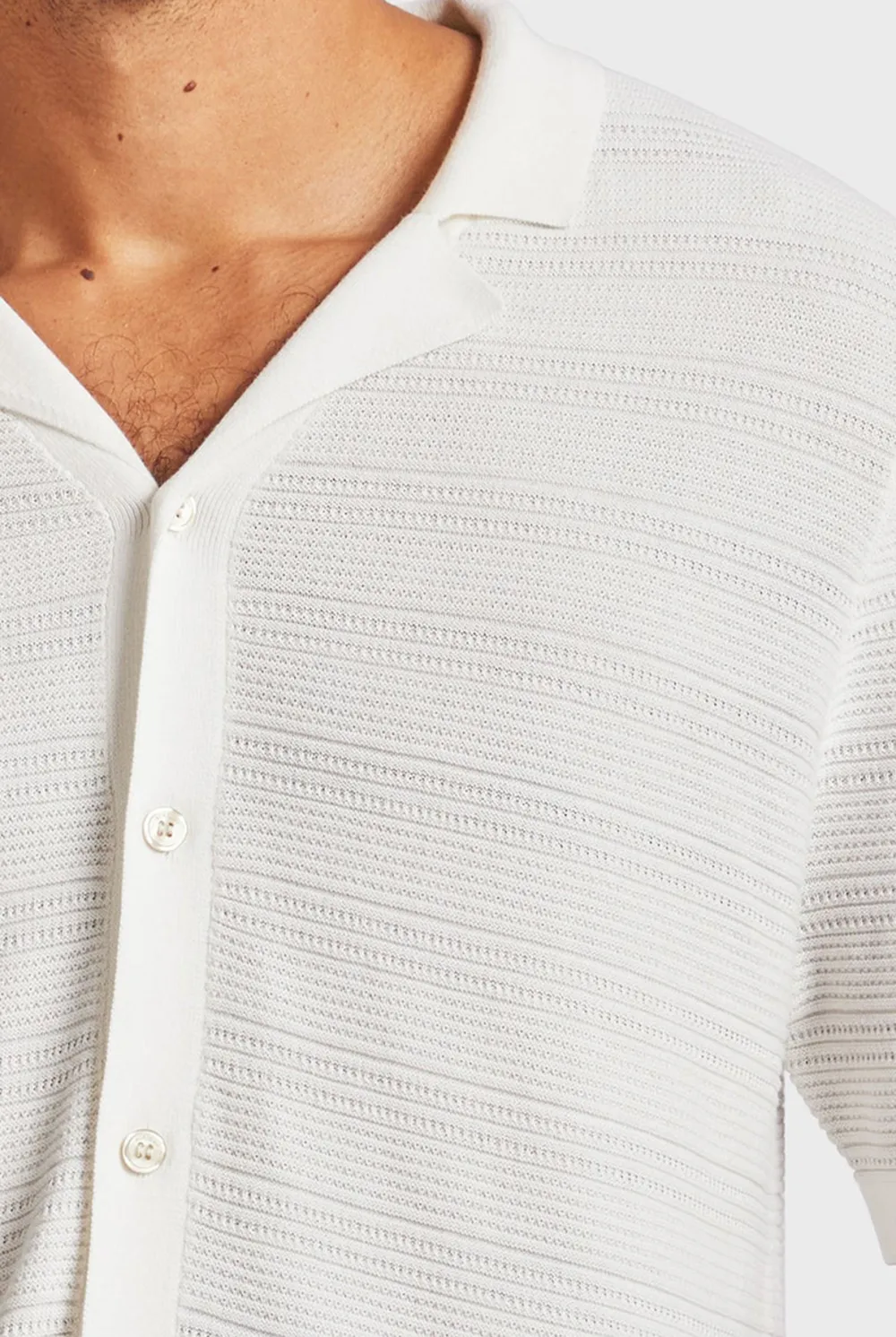 Relaxed Fit Cuban Collar Short Sleeve Shirt