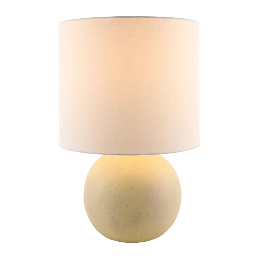 Round Glazed Ceramic Table Lamp
