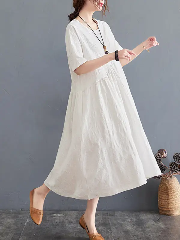 Cotton Everyday Flowing Dress