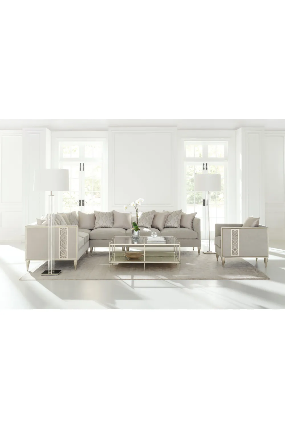 Textured Sectional Sectional Sofa