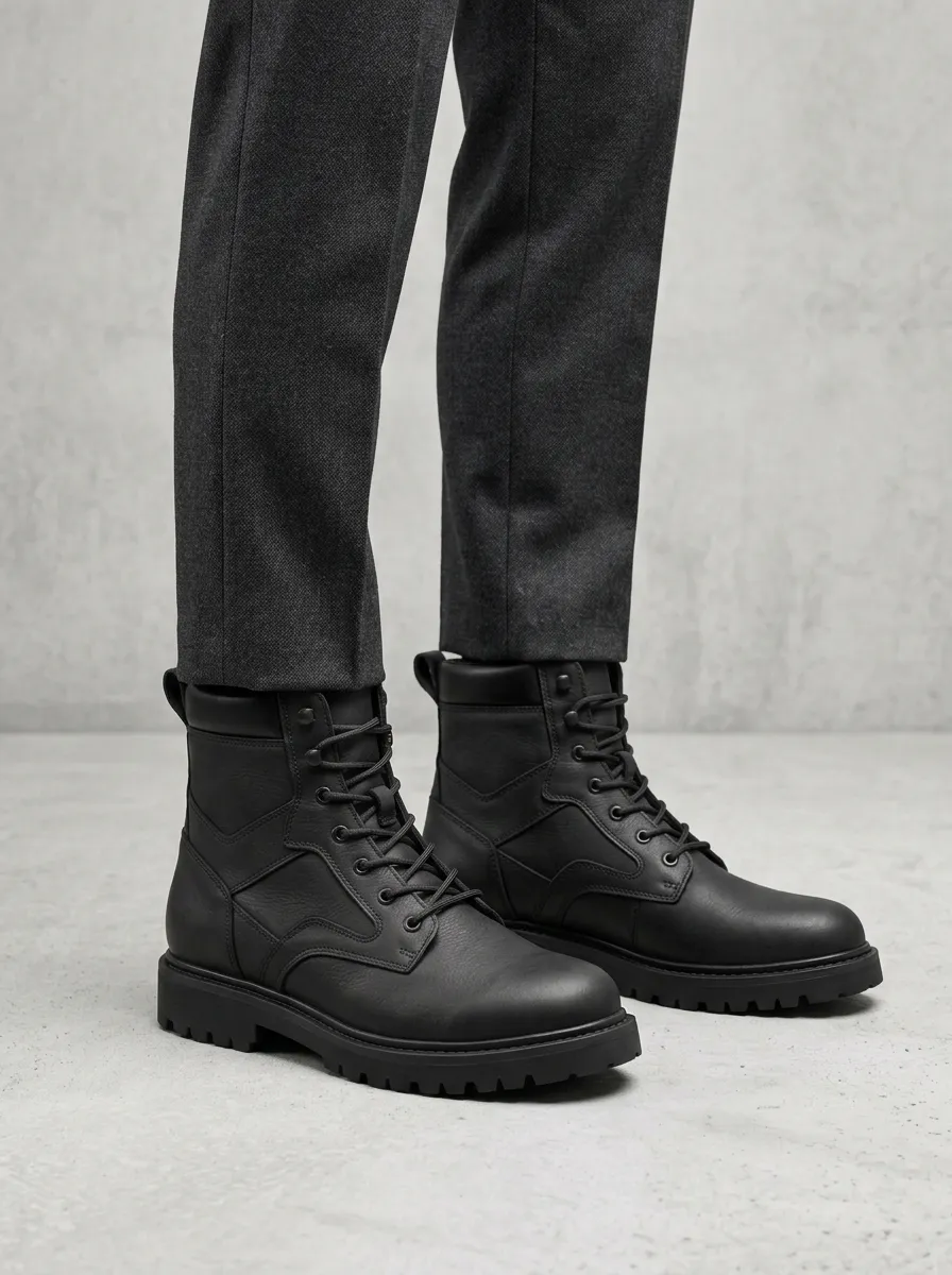 Unisex Tactical Style Print Work Boots