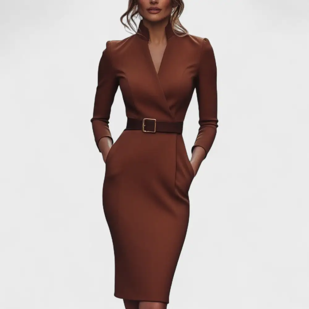 Belted Everyday Midi Dress
