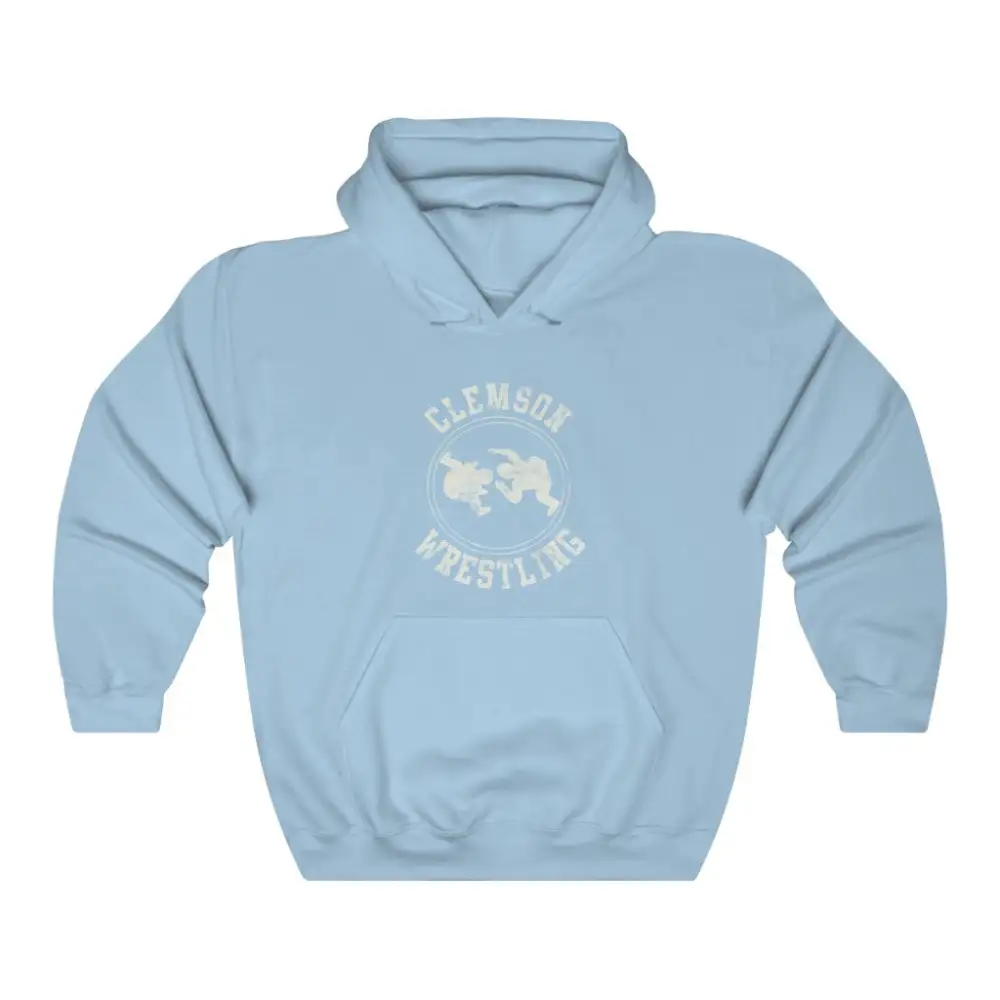 Vintage Badge Wrestling Graphic Pullover Hoodie