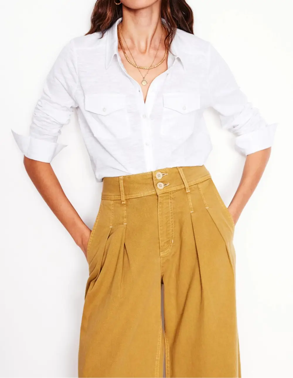 White Everyday Formal Shirt