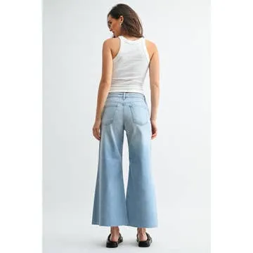 Wide Leg Relaxed Flared Everyday Jeans