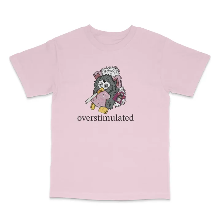 Overloaded Mood Graphic Cotton Tee