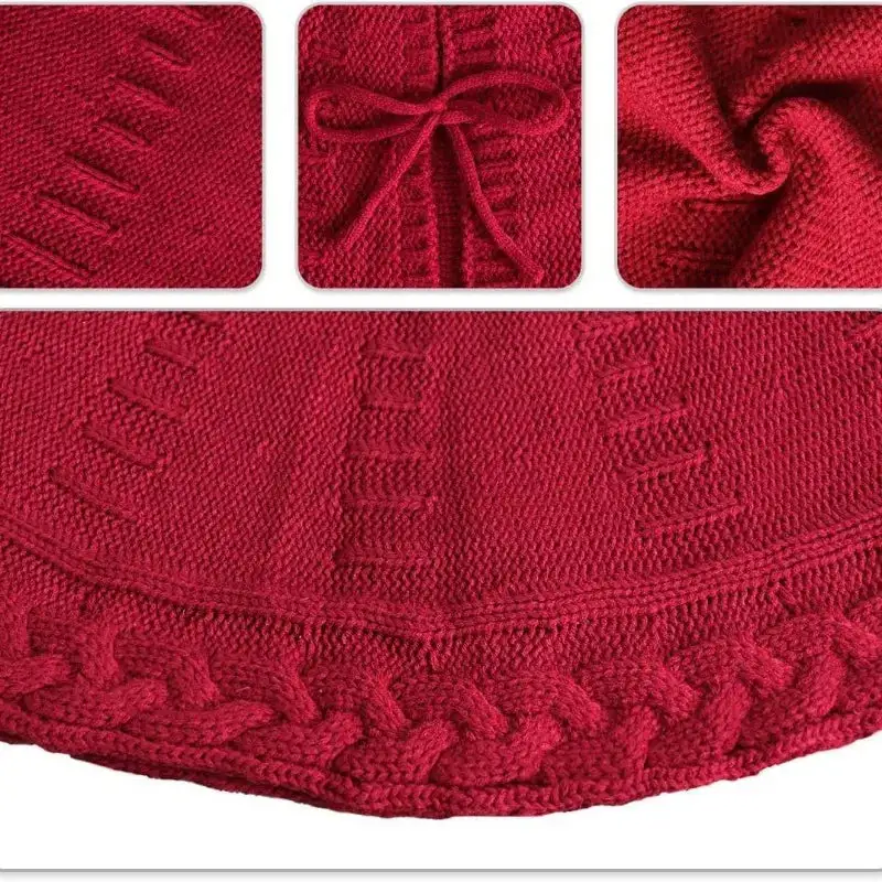 Knitted Patterned Textured Decorative Home Accent