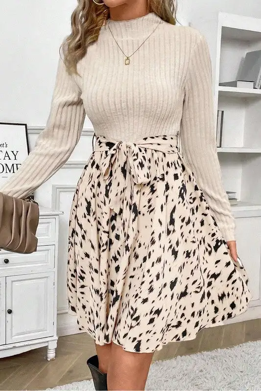 Ribbed Midi Dress