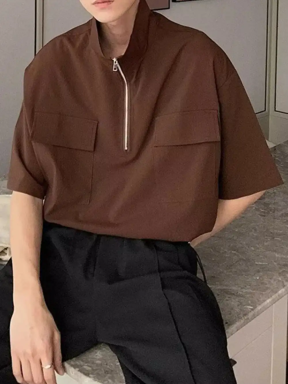 Casual Collared Polo Shirt