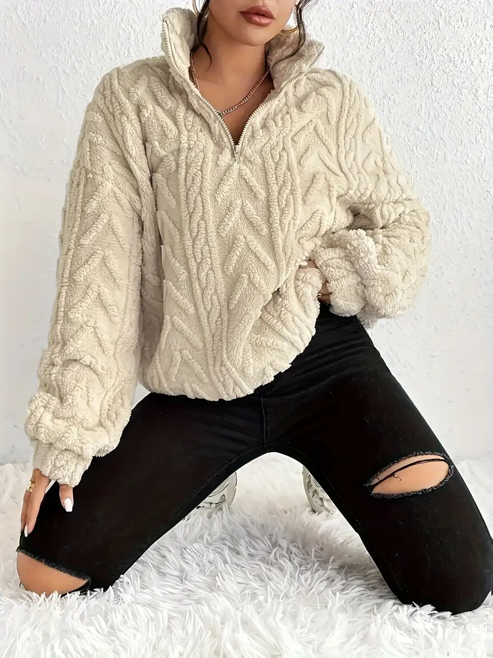 Easy Layer Knit Sweater