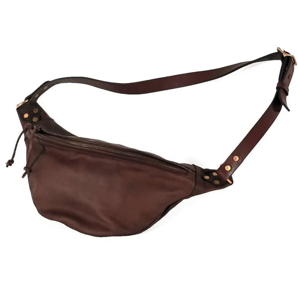 Brown Leather Crossbody Bag