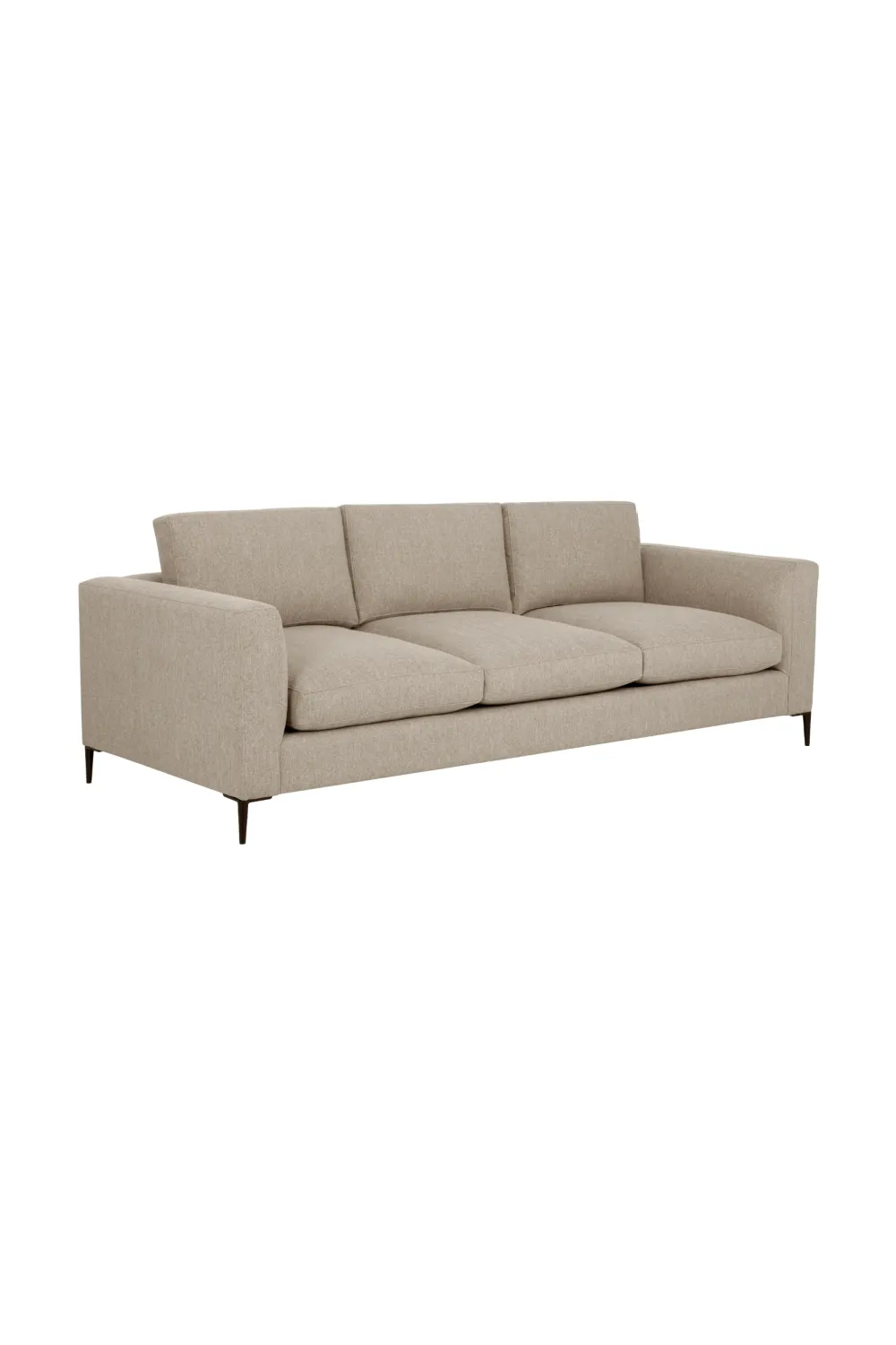 Curved Fabric Sofa