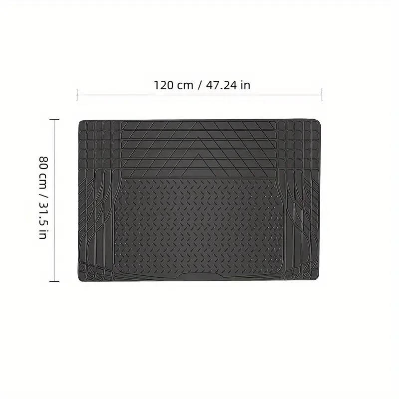 Waterproof & Anti-Slip Cargo Mat with Cut Grid