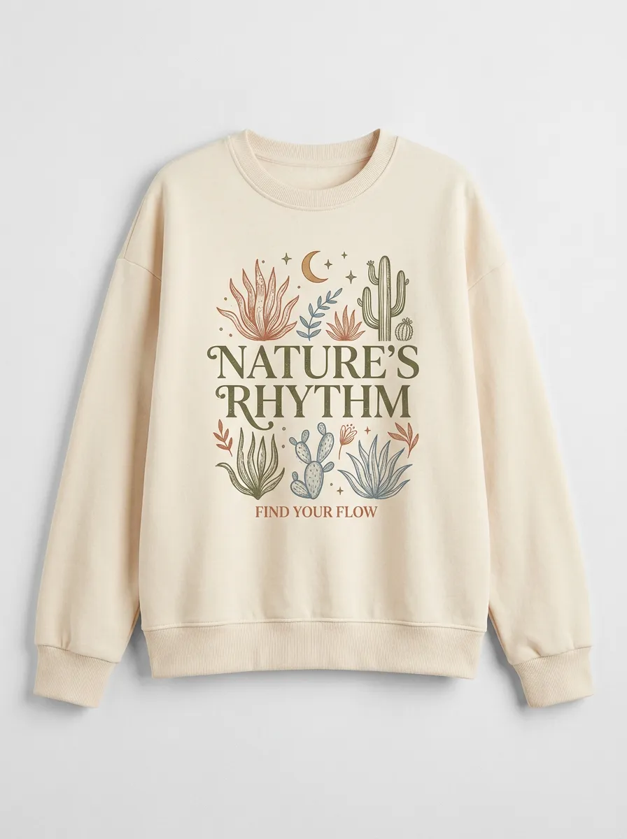 Nature Rhythm Cactus Desert Sweatshirt