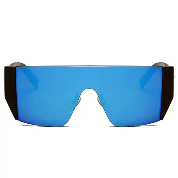 Marble Square Round Frame Sunglasses