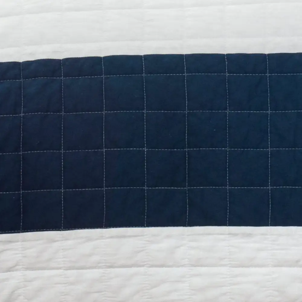 Fresh Striped Quilt Bedding Set