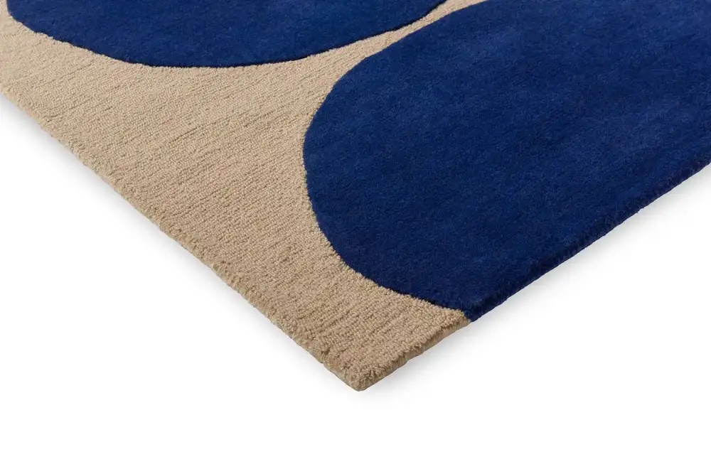 Wool Tufted Geometric Balanced Area Rug