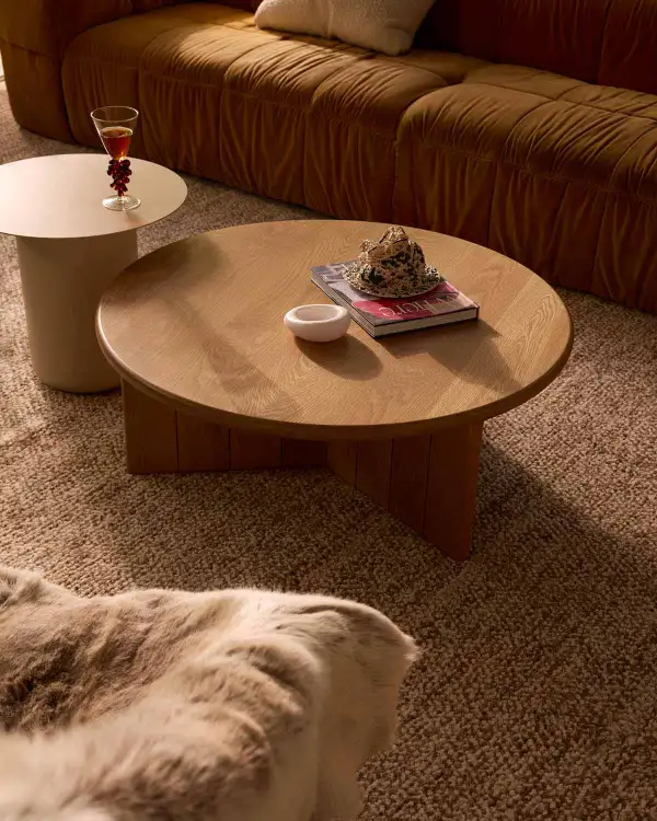 Wool Handwoven Linear Layered Area Rug