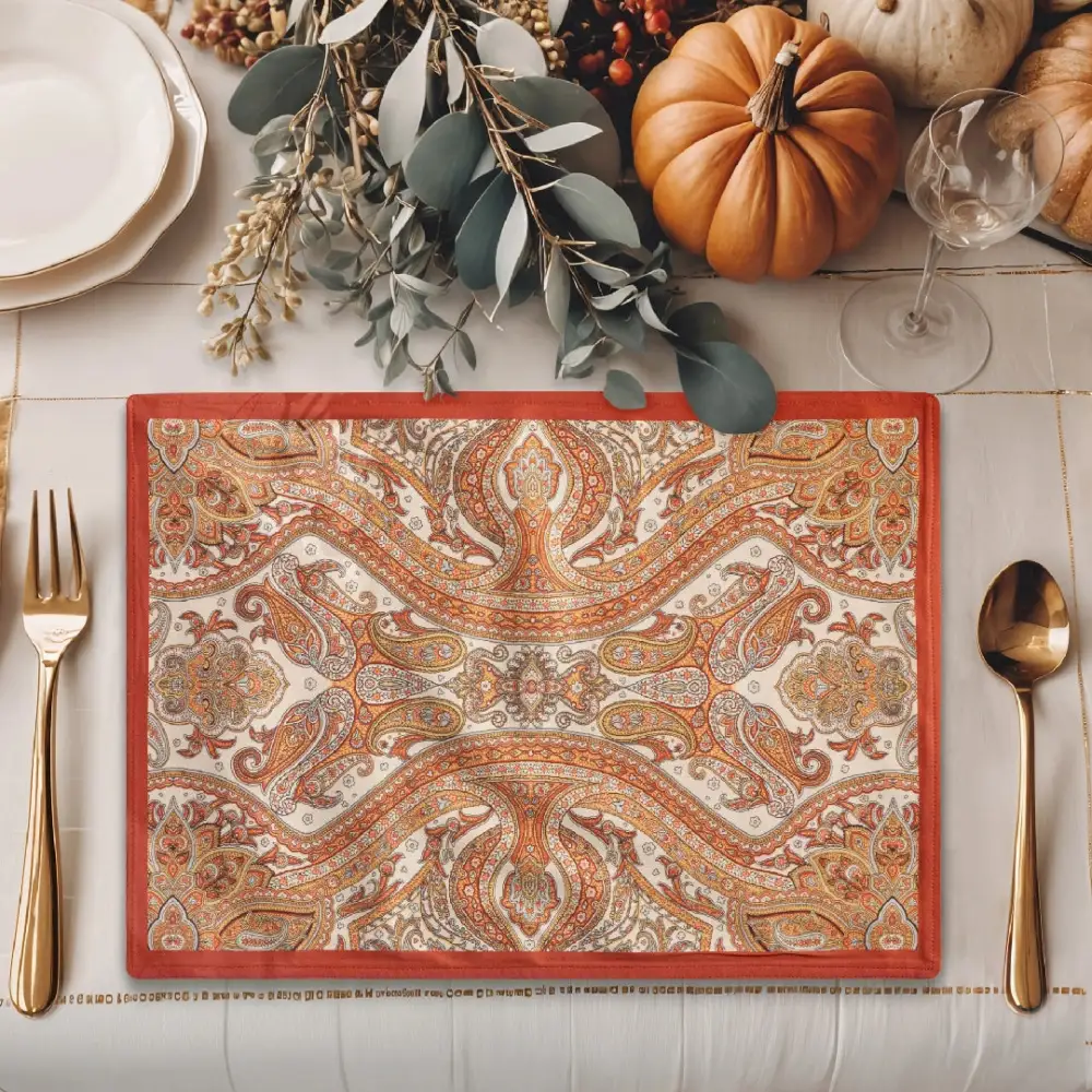 Paisley Cotton Placemat Set