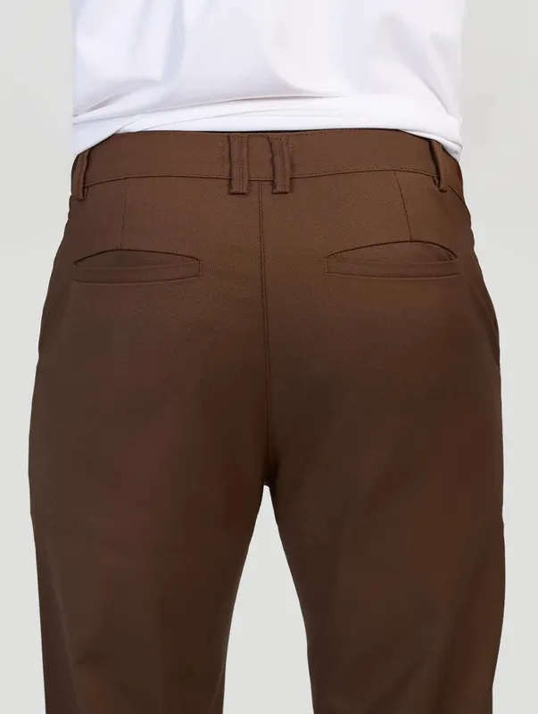 Brown Stretch Pants