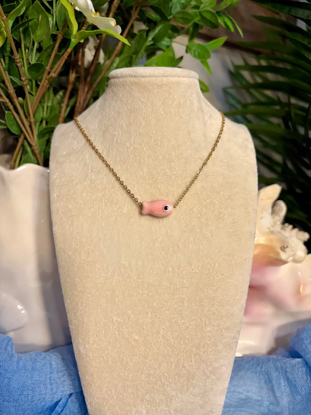 Tropical Fish Pendant Necklace