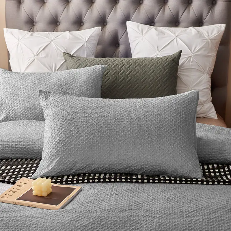Cotton Seersucker Quilt Cover Set