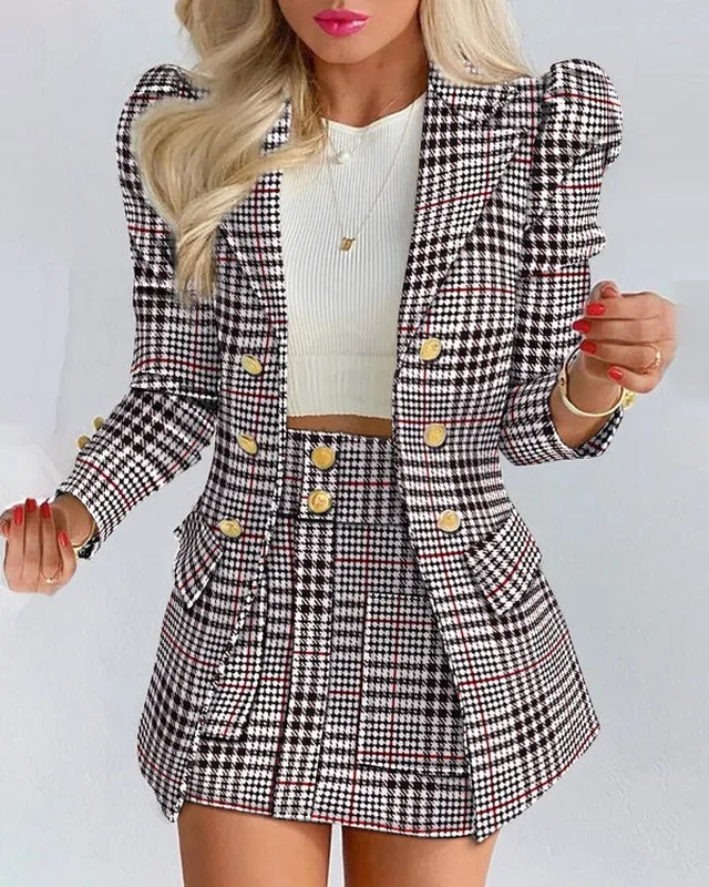 Blazer and Skirt Co-Ord Set