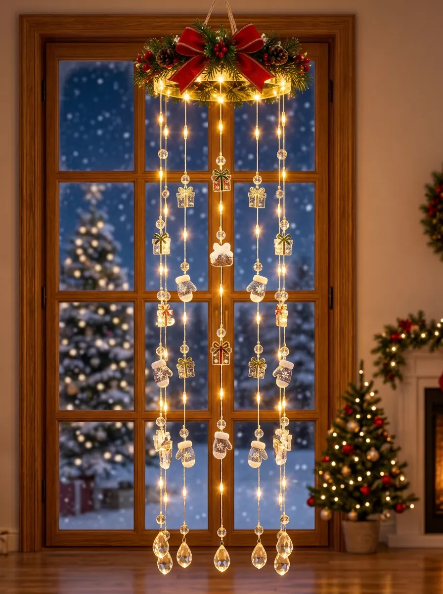Gift Mitten and Present Christmas LED String Lights