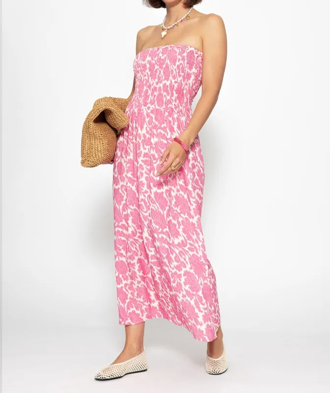 Pink Print Everyday Dress