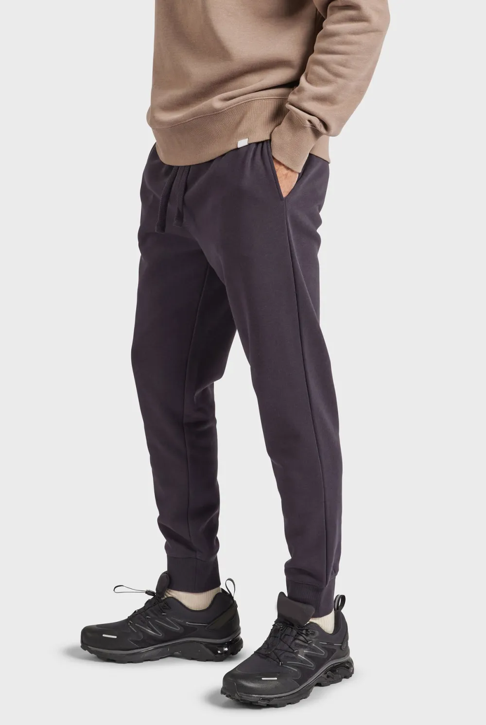 Soft Knit Elastic Waist Casual Sweatpants