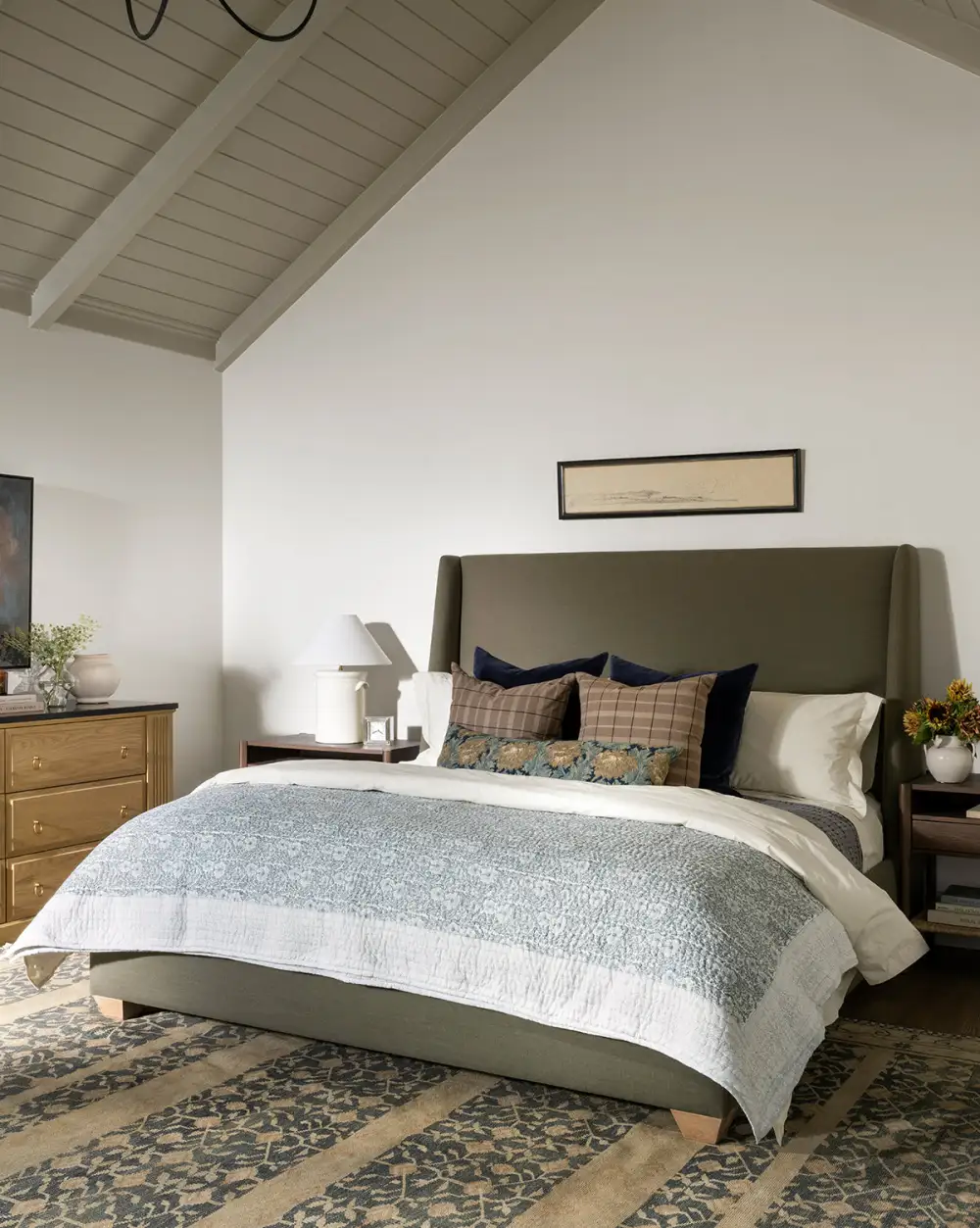 Textural Hand-Knotted Wool Area Rug
