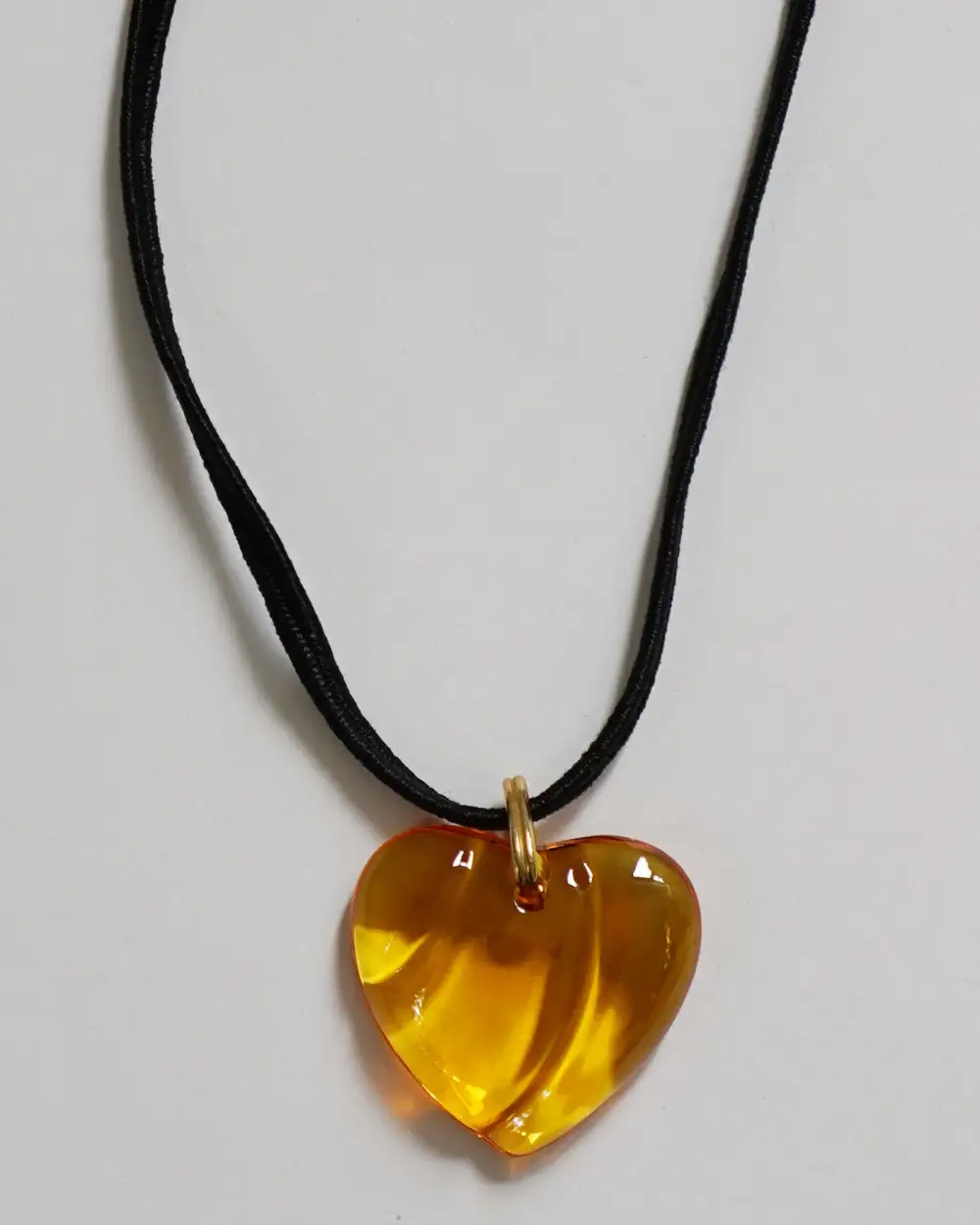 Classic Crystal Glass Heart Necklace