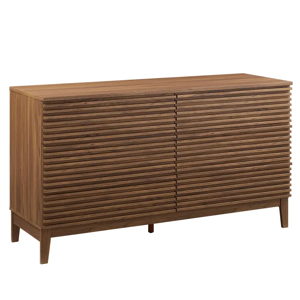 Mid Century Six Drawer Dresser